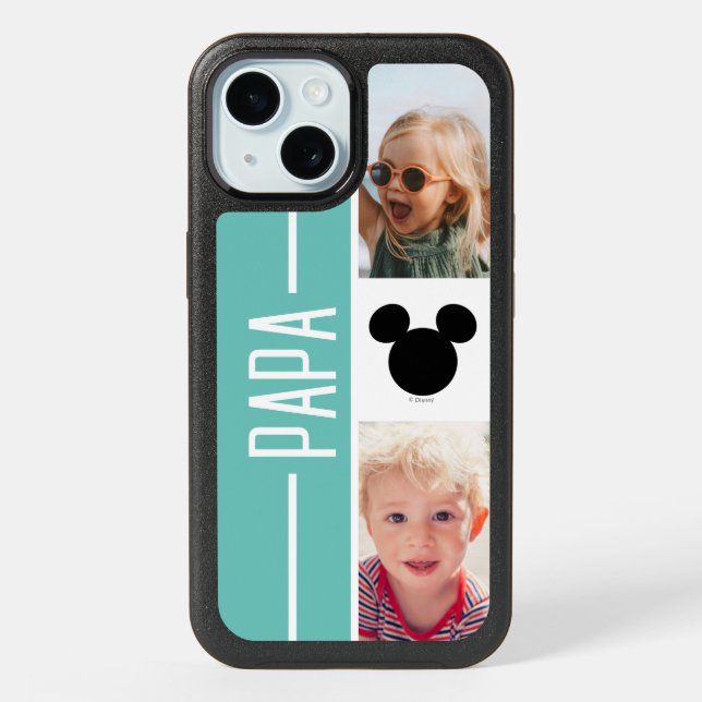 Personalized Photos | Mickey Mouse iPhone 15 Case (Back)