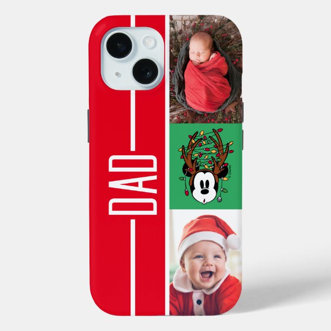 Personalized Photos | Mickey Mouse Reindeer Case-Mate iPhone Case (Back)