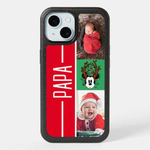 Personalized Photos   Mickey Mouse Reindeer iPhone 15 Case