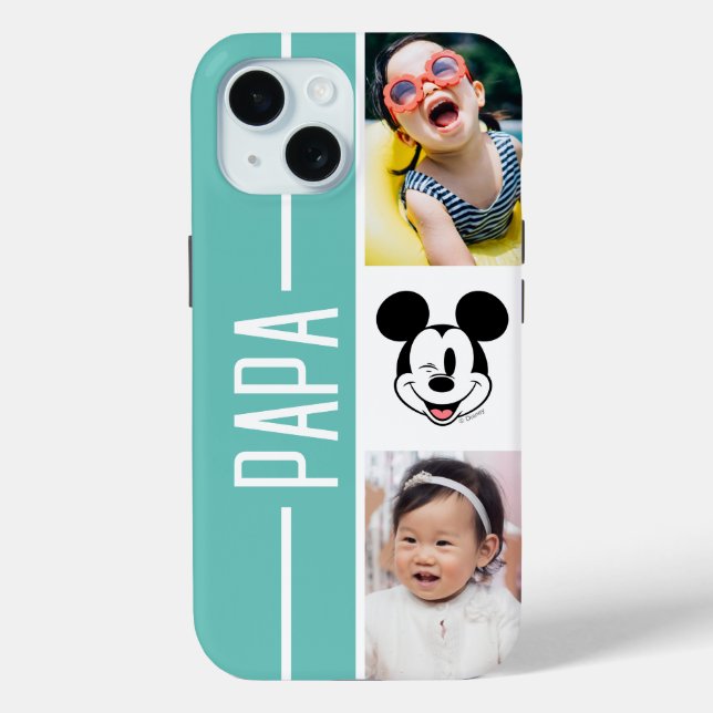 Personalized Photos | Mickey Mouse Winking Case-Mate iPhone Case (Back)