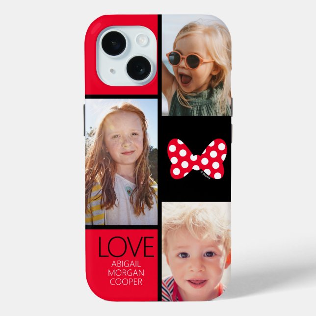 Personalized Photos | Minnie Mouse Bow Case-Mate iPhone Case (Back)