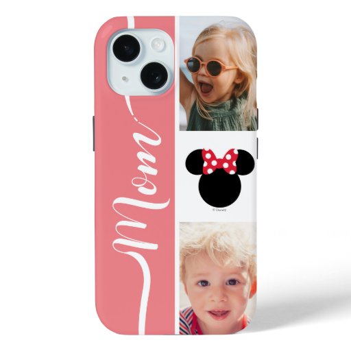 Personalized Photos | Minnie Mouse Bow iPhone 15 Case