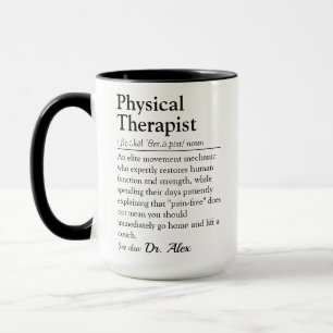 Personalized Physical Therapist Definition Mug
