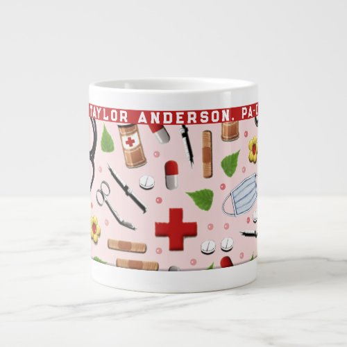 Personalized Physician Assistant Giant Coffee Mug