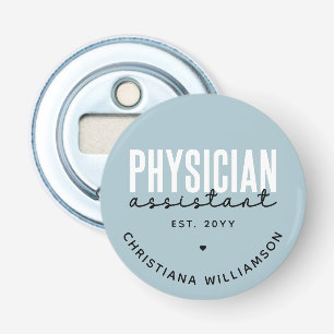 Personalized Physician Assistant PA Graduation Bottle Opener