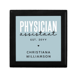 Personalized Physician Assistant PA Graduation Gift Box