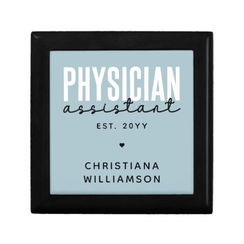 Personalized Physician Assistant PA Graduation Gift Box