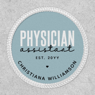 Personalized Physician Assistant PA Graduation Patch