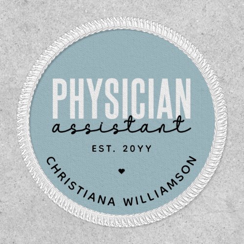 Personalized Physician Assistant PA Graduation Patch
