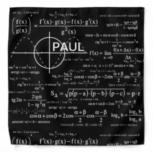 Personalized Physics Gifts for Physicists Bandana