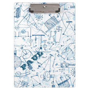 Personalized Physics Gifts for Physicists Clipboar Clipboard
