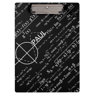 Personalized Physics Gifts for Physicists Clipboard
