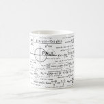 Personalized Physics Gifts for Physicists Coffee Mug<br><div class="desc">Not sure what to get for the physics fan in your life? This is one great idea with a cool design of neat physics diagrams and formulas with a place for your personalization. Add name/initials/monograms or delete if desired or click the "Customize It" button to go to the design tool...</div>