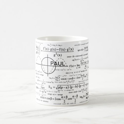 Personalized Physics Gifts for Physicists Coffee Mug