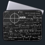 Personalized Physics Gifts for Physicists Laptop Sleeve<br><div class="desc">Physics / Physicists / Physics Teacher Gift / Physics Student Gift / Geek gift / Black Men's Personalized Name Initial Monogram Laptop Sleeve. To change the text, use the personalize option. For more extensive text changes such as changes to the font, font color, or text layout, choose the customize option....</div>