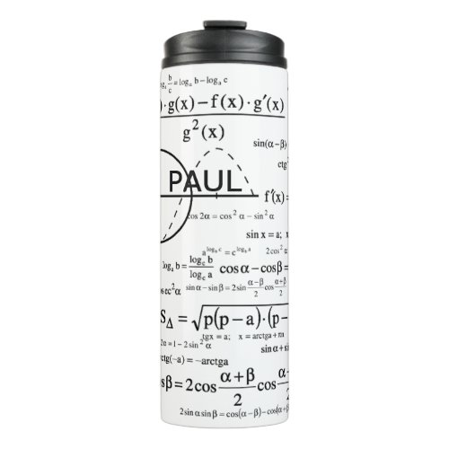 Personalized Physics Gifts for Physicists Thermal Tumbler