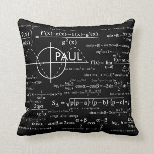 Personalized Physics Gifts for Physicists Throw Pillow