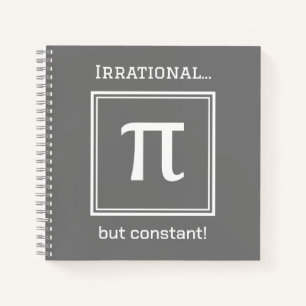 Personalized Pi Symbol, Math Lover Notebook