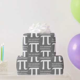 Personalized Pi Symbol, Math Lover Wrapping Paper