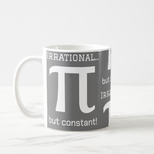 Personalized Pi Symbol Pattern Math Lover Coffee Mug