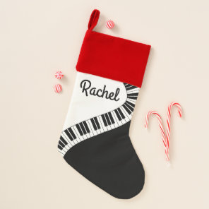 Personalized Piano Keyboard Musical Christmas Stocking