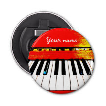 Personalized Piano Keys Bottle Opener