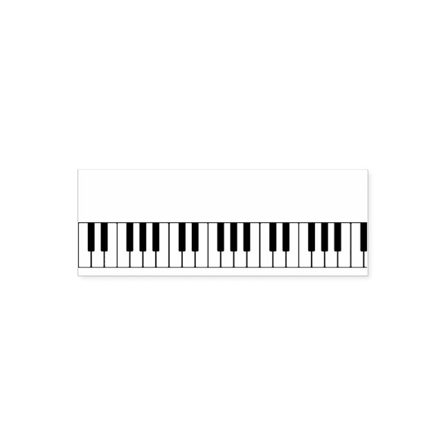Personalized Piano Keys Instruments Self-inking Stamp (Design)
