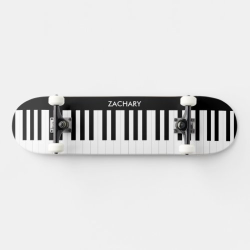 Personalized Piano Keys Music Musical Instrument Skateboard