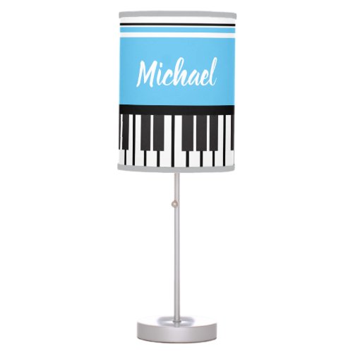 Personalized Piano Keys  Table Lamp