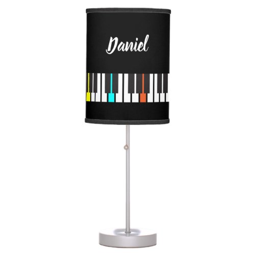 Personalized Piano Keys Table Lamp