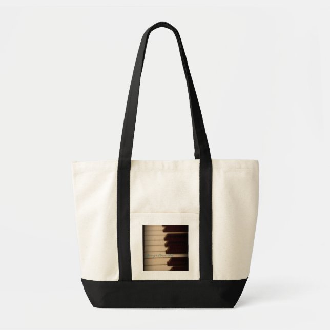 Personalized Piano Lesson Tote Bag (Front)