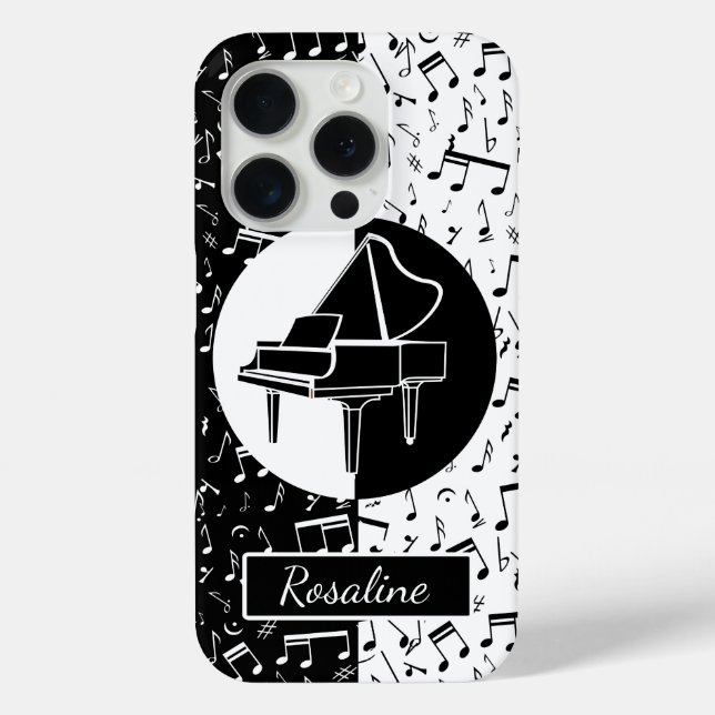 Personalized Piano lover art Case-Mate iPhone Case (Back)