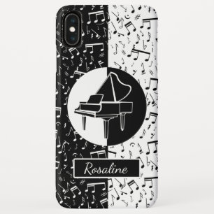 Personalized Piano lover art iPhone XS Max Case