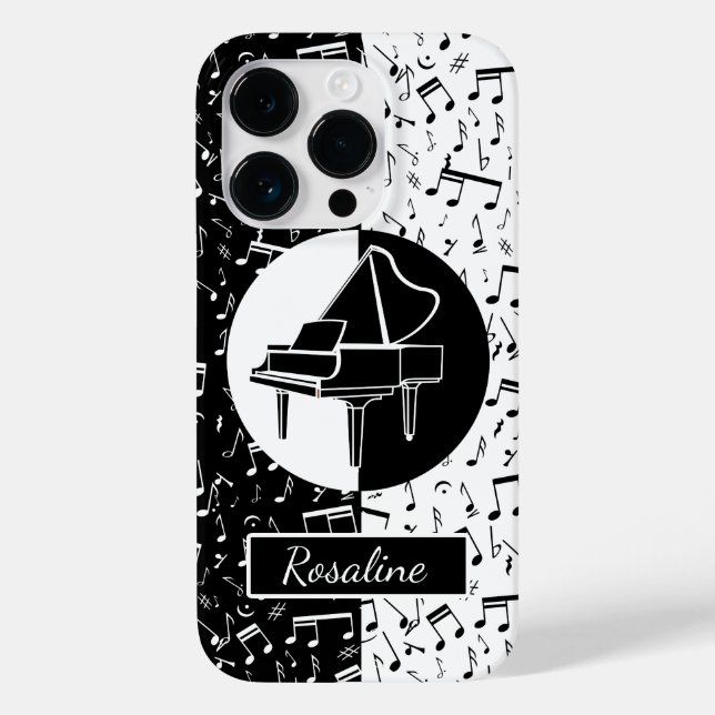 Personalized Piano lover art Case-Mate iPhone Case (Back)