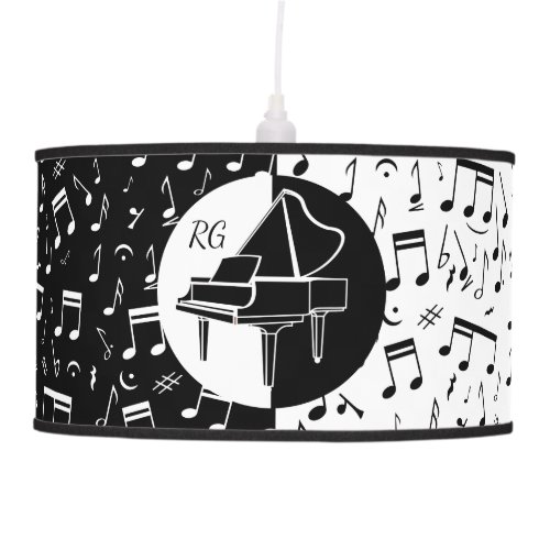 Personalized Piano lover art Ceiling Lamp