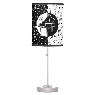Personalized Piano lover art Table Lamp