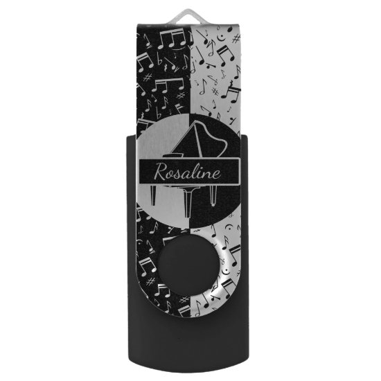 Personalized Piano lover art USB Flash Drive