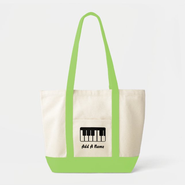 Personalized Piano Music Bag Keyboard Gift (Front)