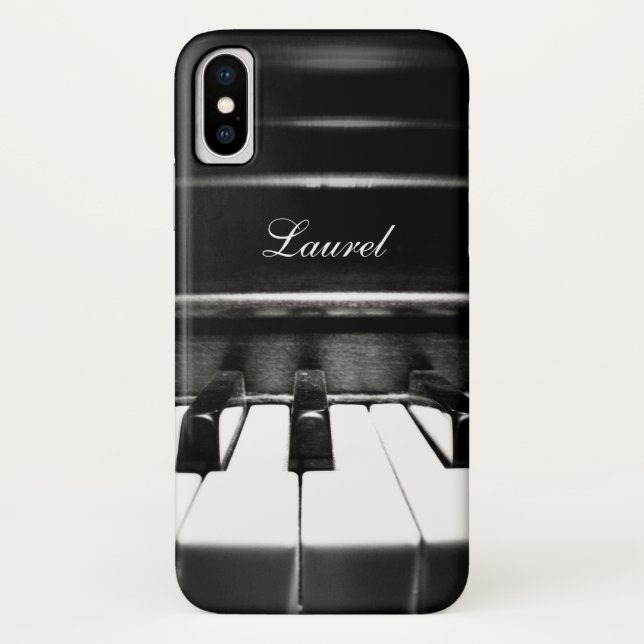 Personalized Piano  Music iPhone Case (Back)