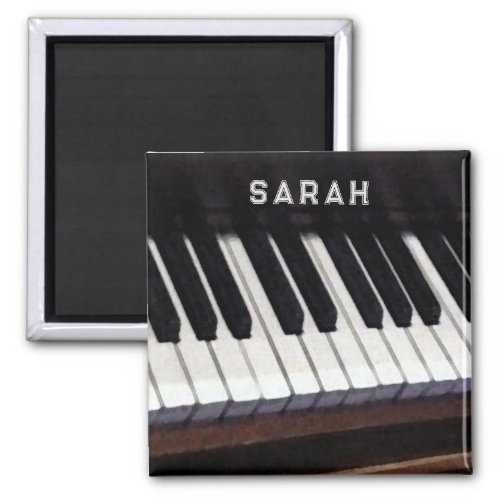 Personalized Piano Music Magnet