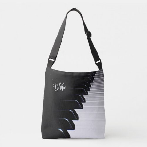 Personalized Piano Music Tote Bag