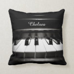 Personalized Piano Throw Pillow