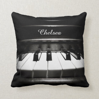 Personalized Piano Throw Pillow