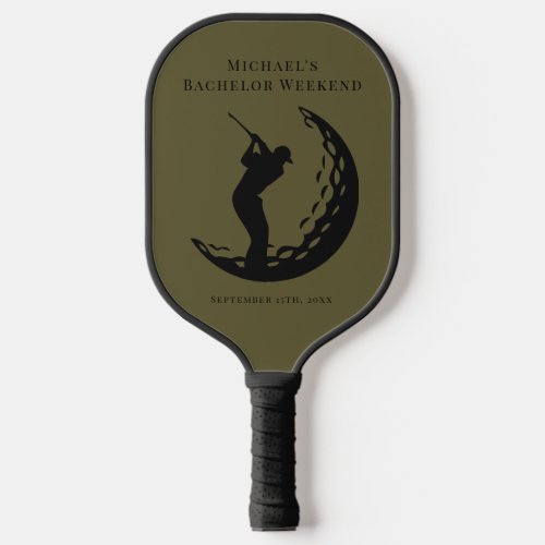 Personalized Pickleball  Bachelor Golf Weekend Pickleball Paddle