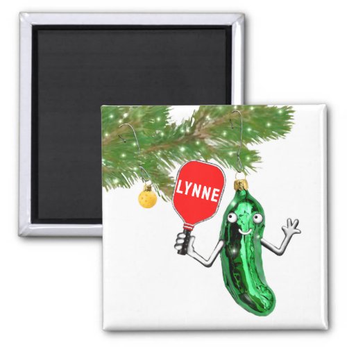 Personalized Pickleball Christmas Gift Ideas Magnet