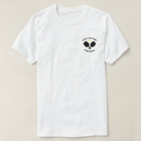 Personalized Pickleball Club Light Color T-Shirt