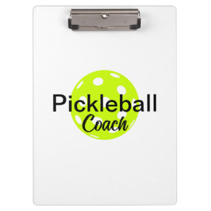 Personalized Pickleball Coach Name Clipboard