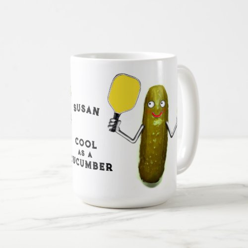 Personalized Pickleball Coffee Mug