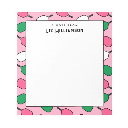 Personalized Pickleball Gift Ideas Notepad