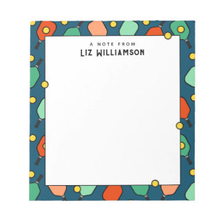 Personalized Pickleball Gift Ideas Notepad